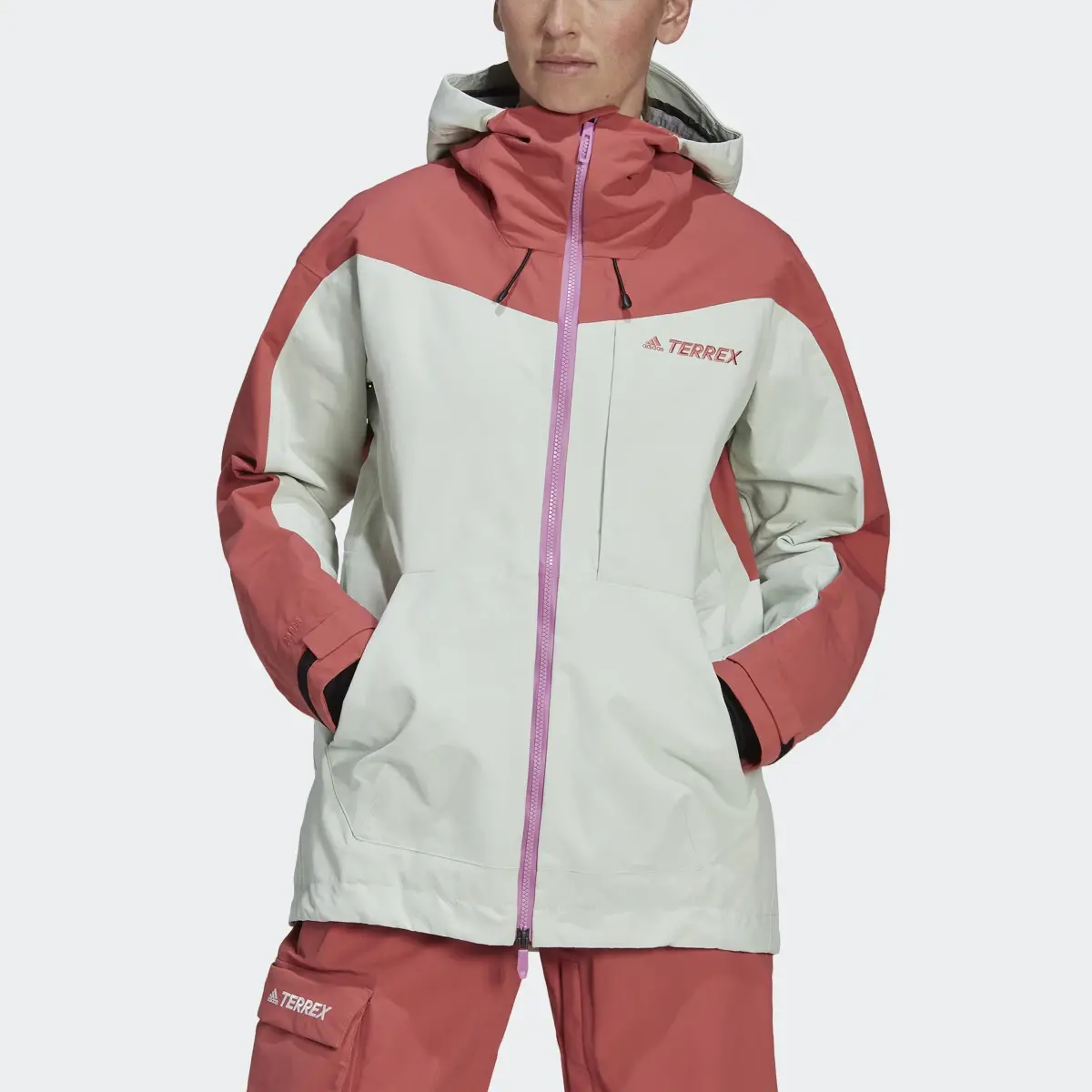 Adidas TERREX 3-Layer Post-Consumer Nylon Snow Jacket. 1
