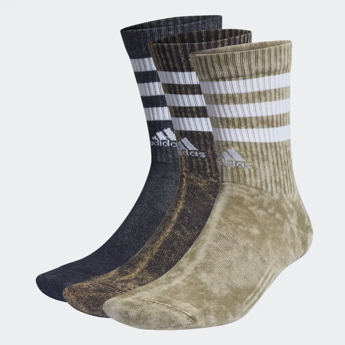 Adidas 3-Streifen Stonewash Crew Socken, 3 Paar. 2