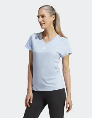 AEROREADY Train Essentials Minimal Branding V-Neck Tee