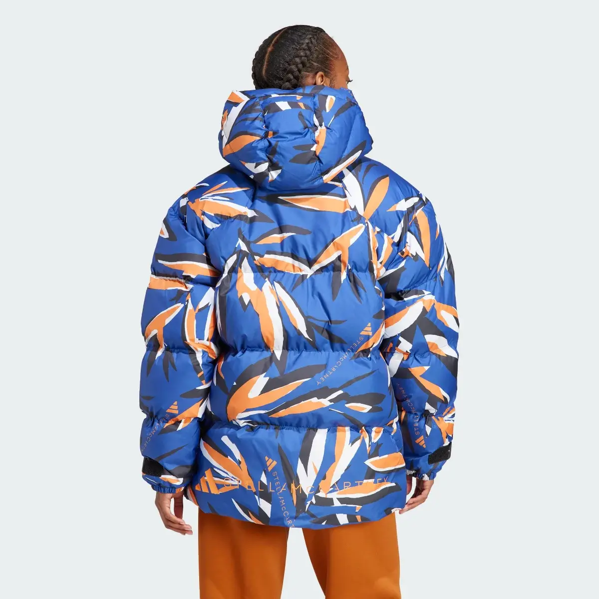 Adidas by Stella McCartney Mid-Length Padded Winter Jacket. 3