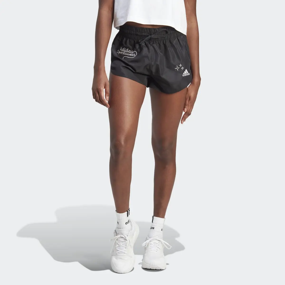 Adidas Scribble Woven Shorts. 1