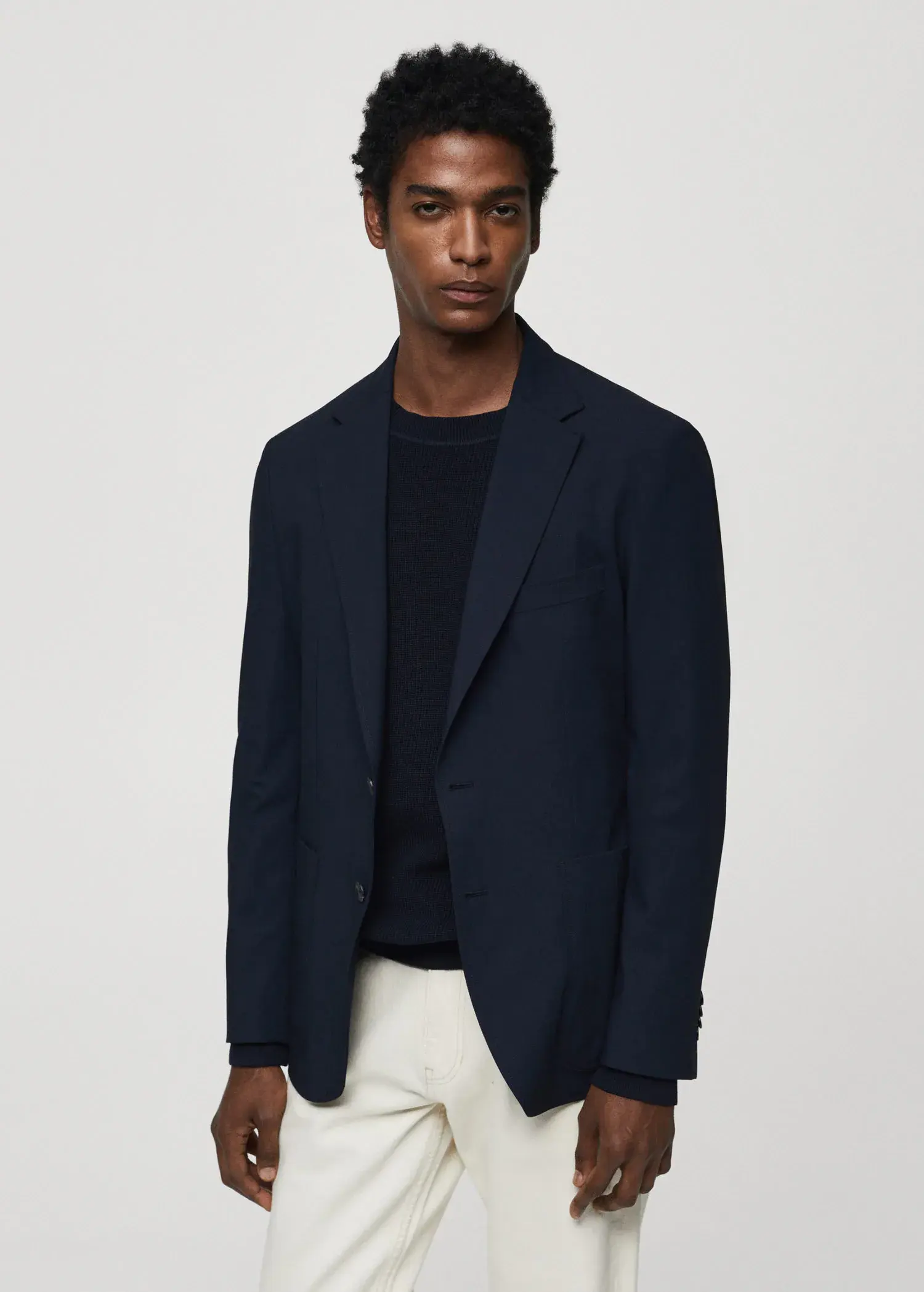 Mango Slim-fit suit jacket. 1