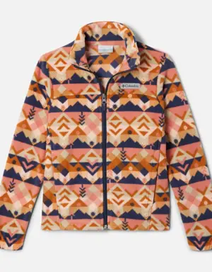 Girls' Castle Dale™ Printed Full Zip Fleece Jacket
