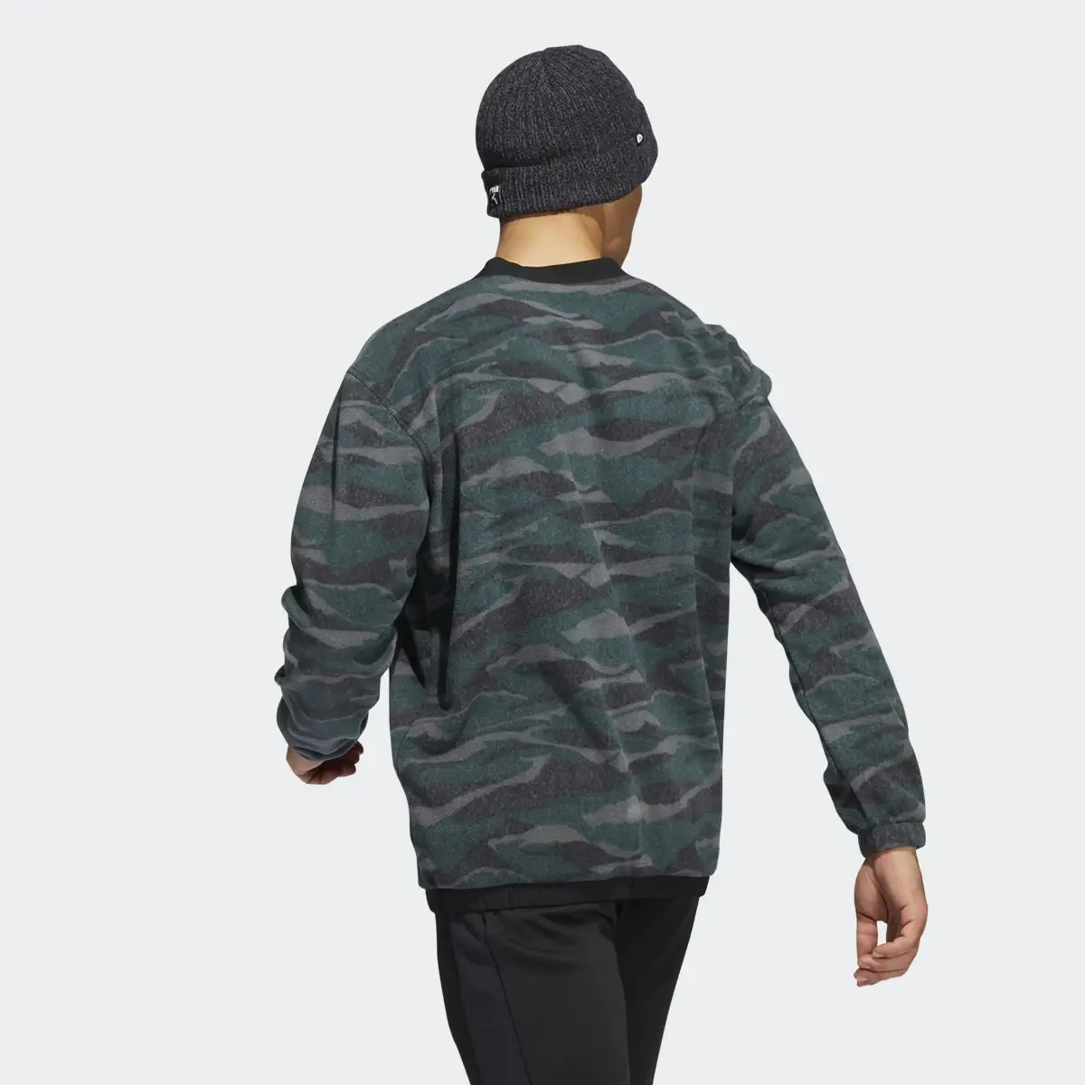 Adidas Texture-Print Sweatshirt. 3