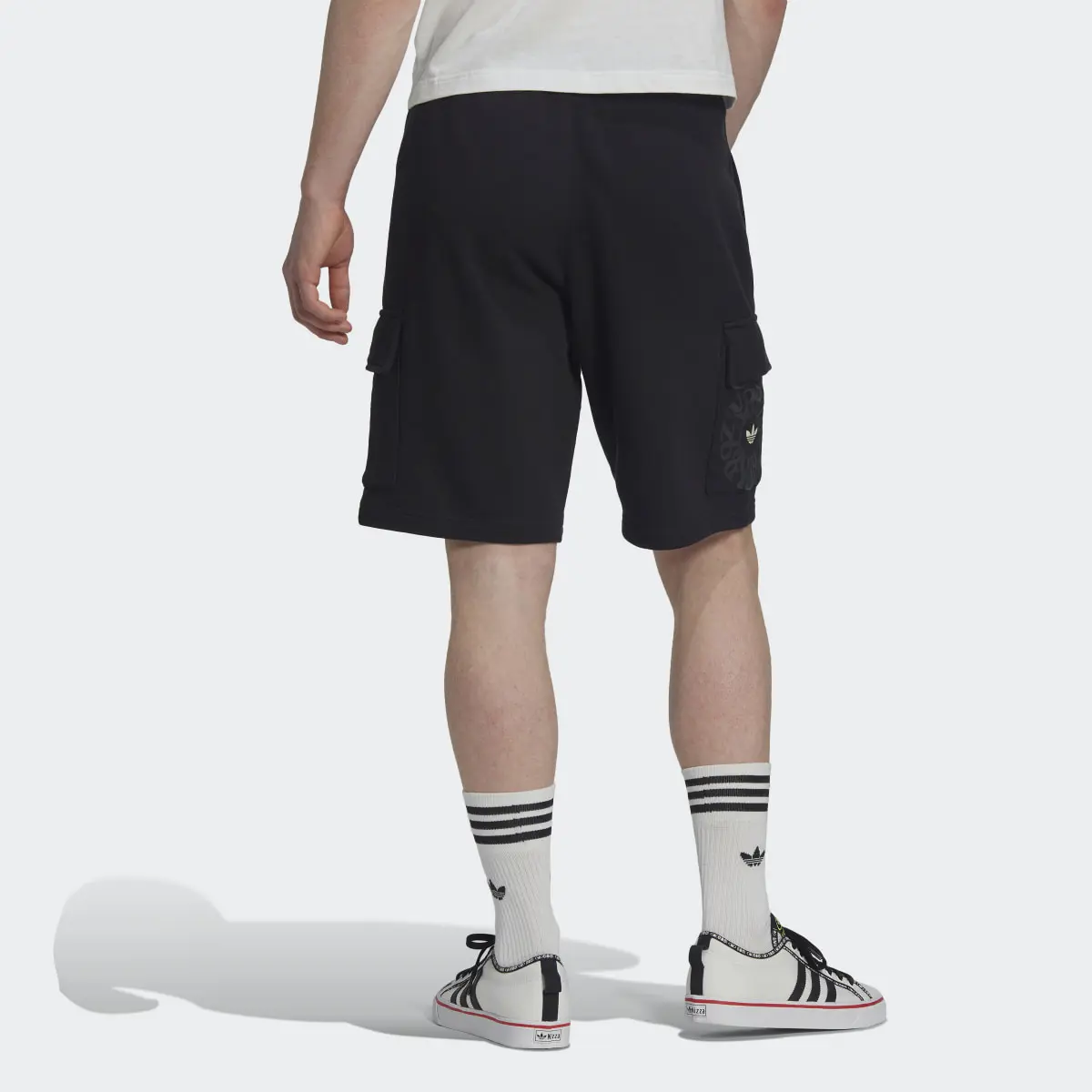 Adidas Graphic Ozworld Cargo Shorts. 2
