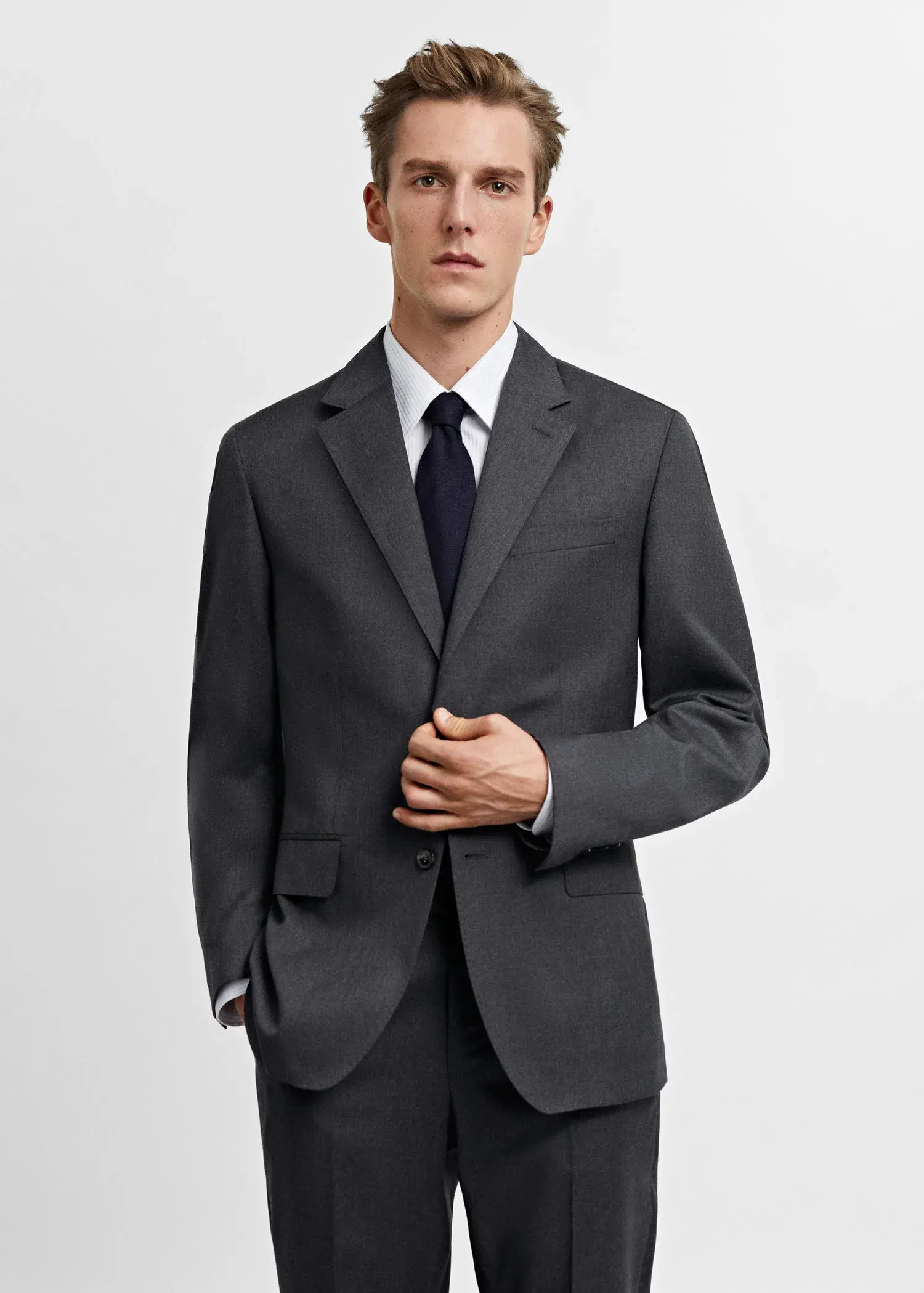 Mango 100% virgin wool suit jacket. 1