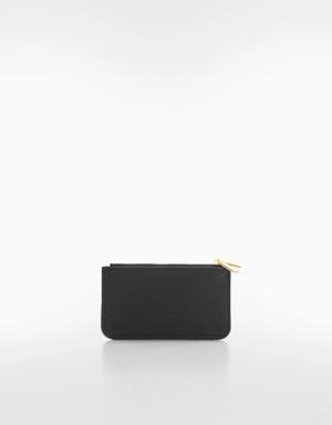 Faux leather cardholder
