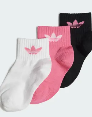 Adidas Mid Ankle Kids Socken, 3 Paar