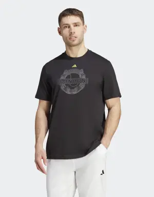 T-shirt de tennis graphique AEROREADY