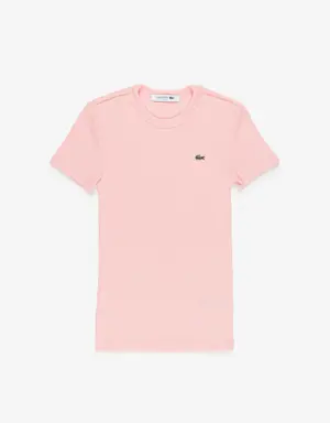 Lacoste Women’s Slim Fit Organic Cotton T-Shirt