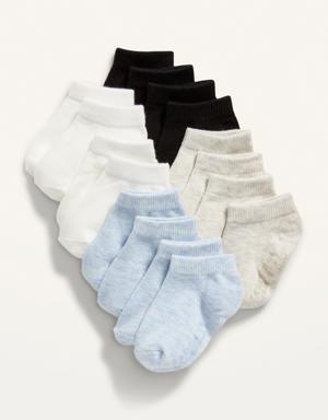 Unisex Ankle Socks 8-Pack for Toddler & Baby multi