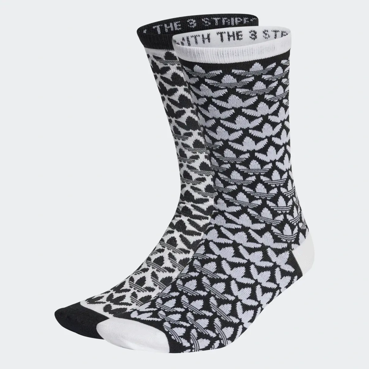 Adidas Monogram Thin Crew Socks 2 Pairs. 1