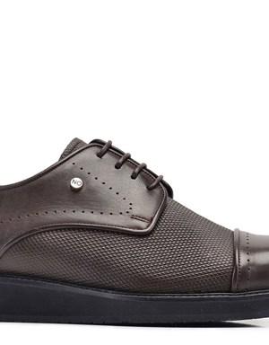 Kahverengi Günlük Bağcıklı Erkek Ayakkabı -12406-