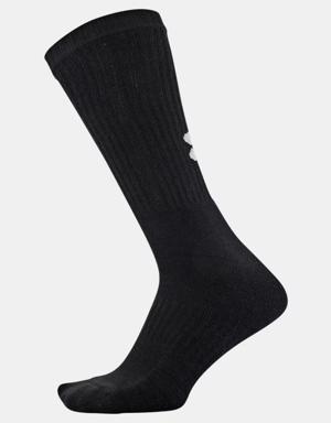 Unisex UA Training Cotton Crew 6-Pack Socks