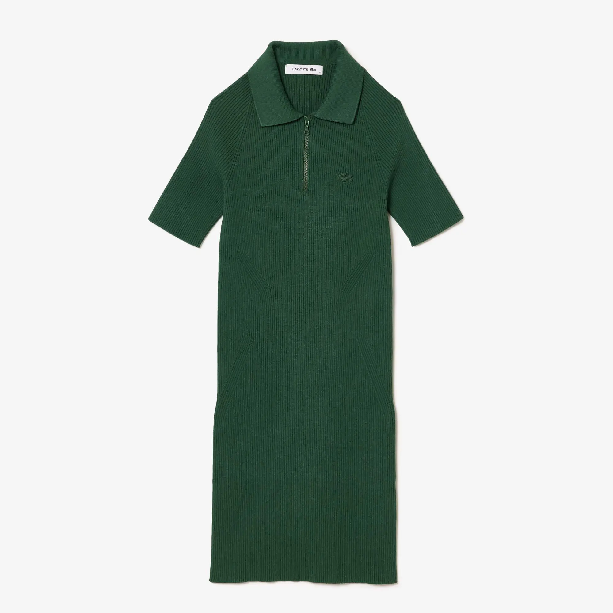 Lacoste Damen LACOSTE Polokleid mit Strick-Details. 2