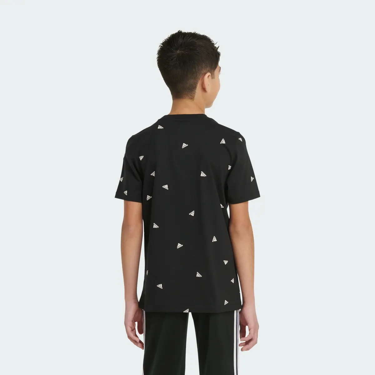 Adidas Allover Print Logo Toss Tee. 2