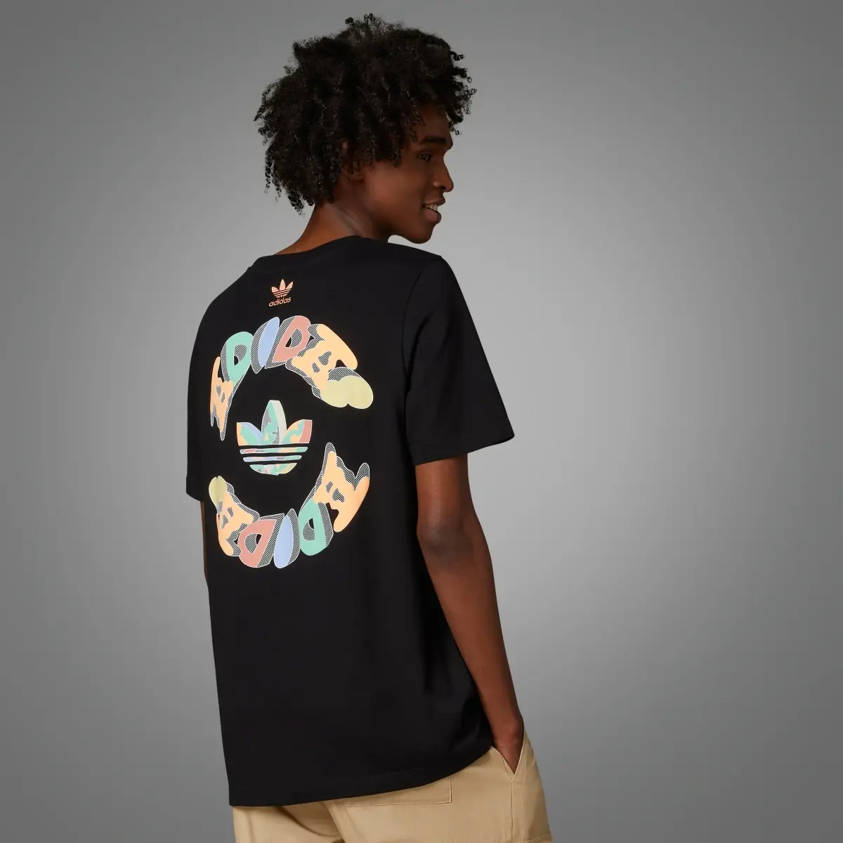 Adidas Enjoy Summer Front/Back Graphic Tee. 2