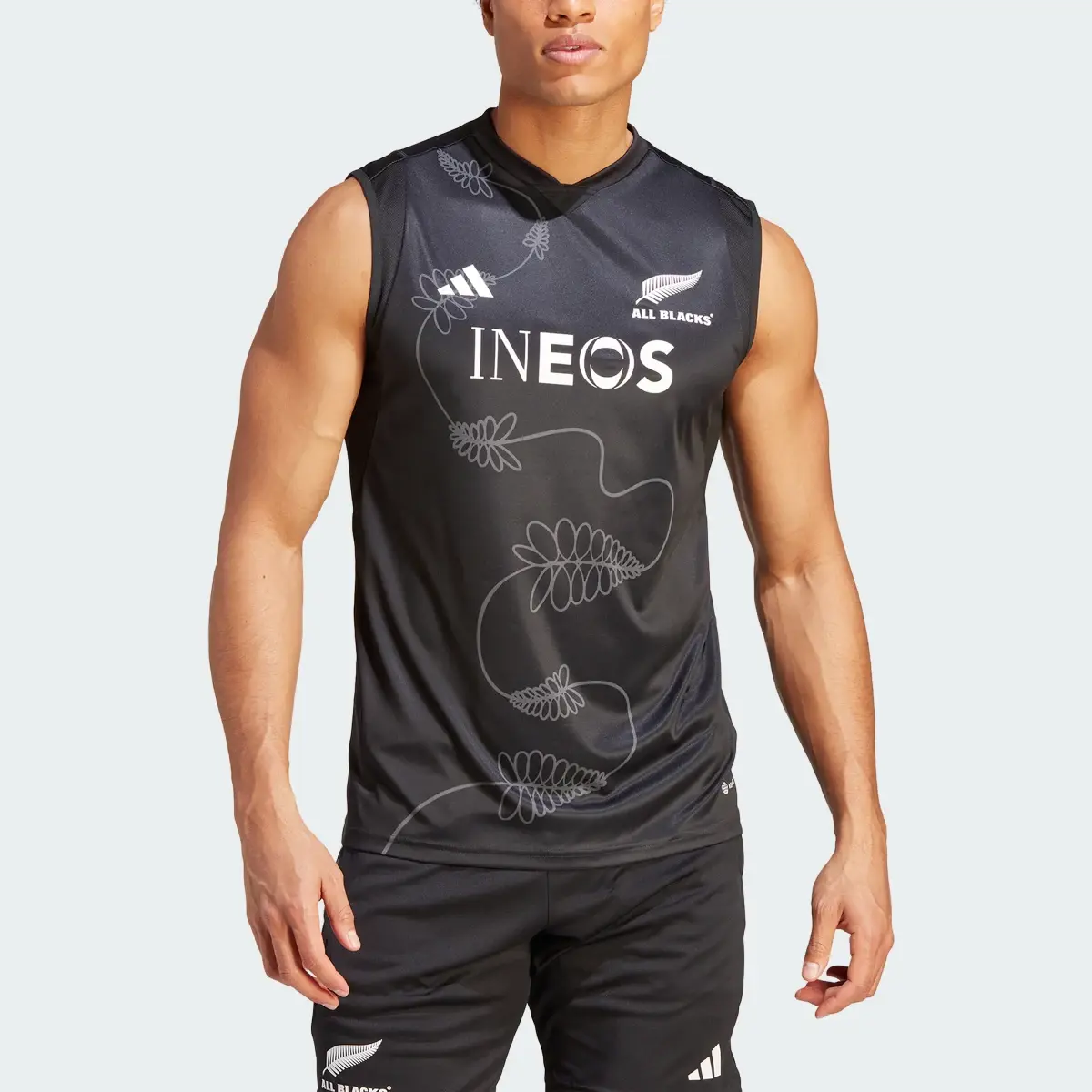 Adidas Camiseta sin mangas All Blacks Rugby Performance. 1