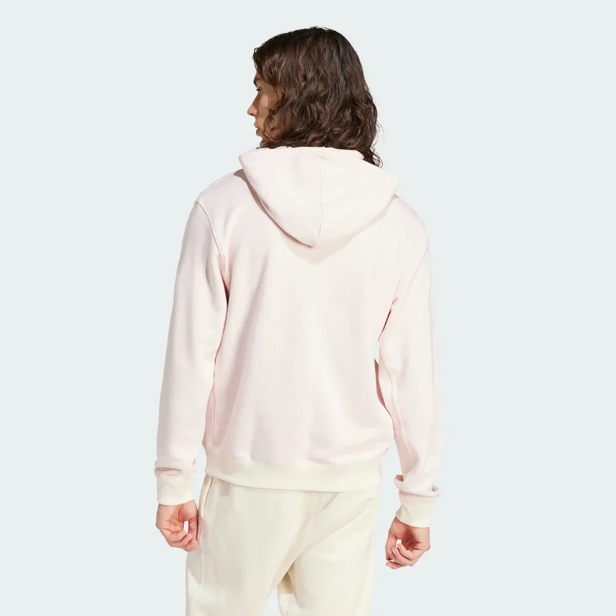 Adidas Lounge French Terry Colored Mélange Hoodie. 2
