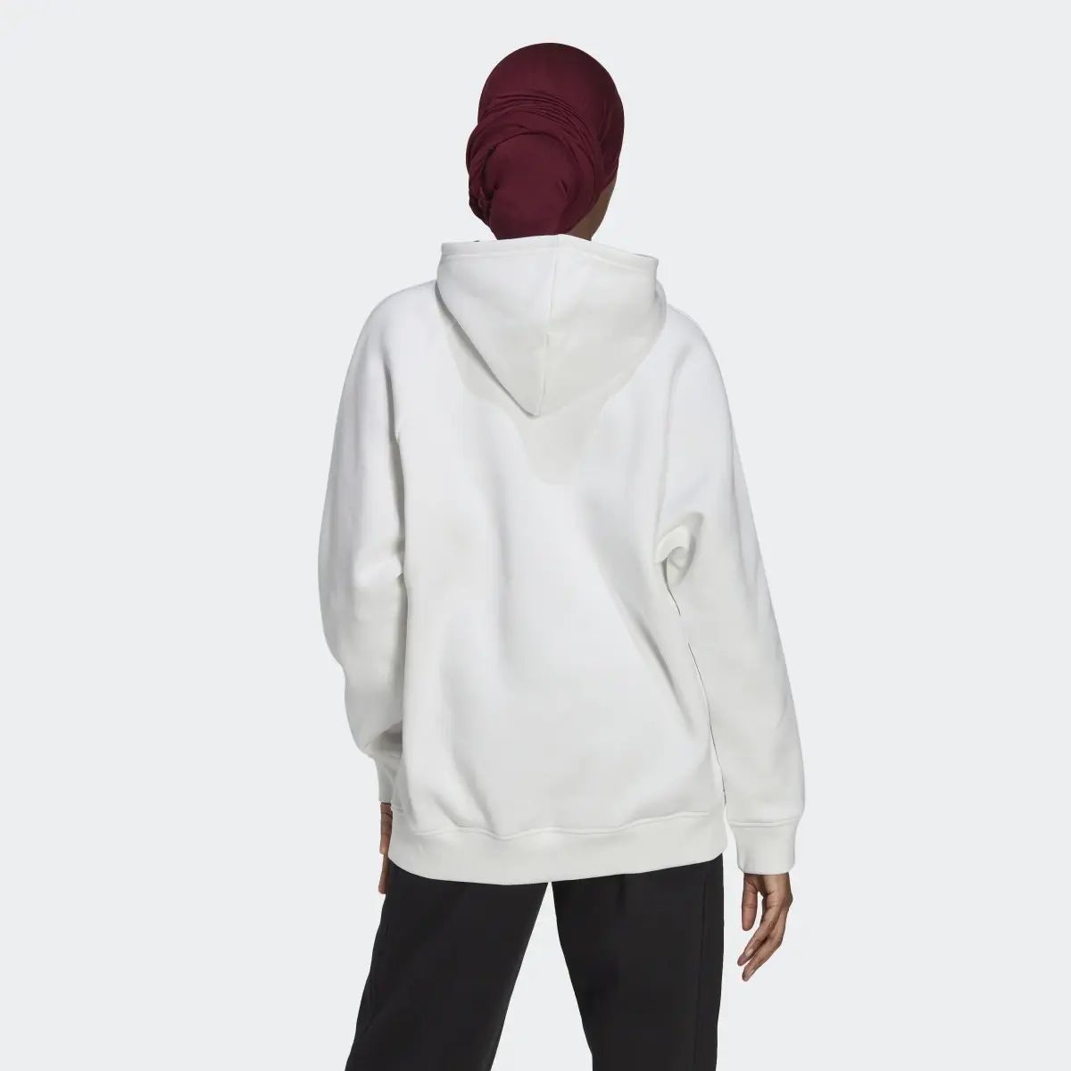 Adidas ALL SZN Fleece Boyfriend Hoodie. 3