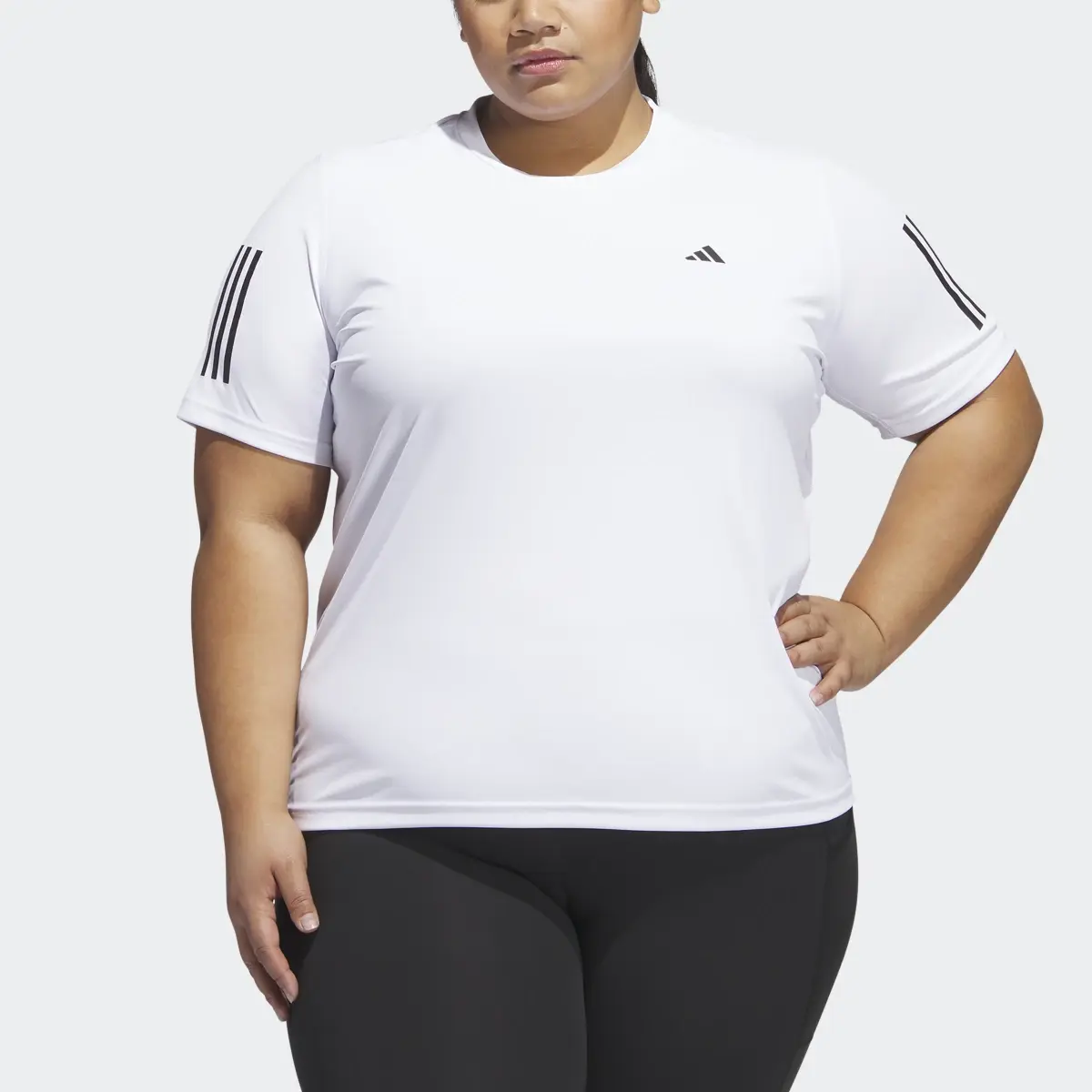 Adidas Own the Run Tee (Plus Size). 1