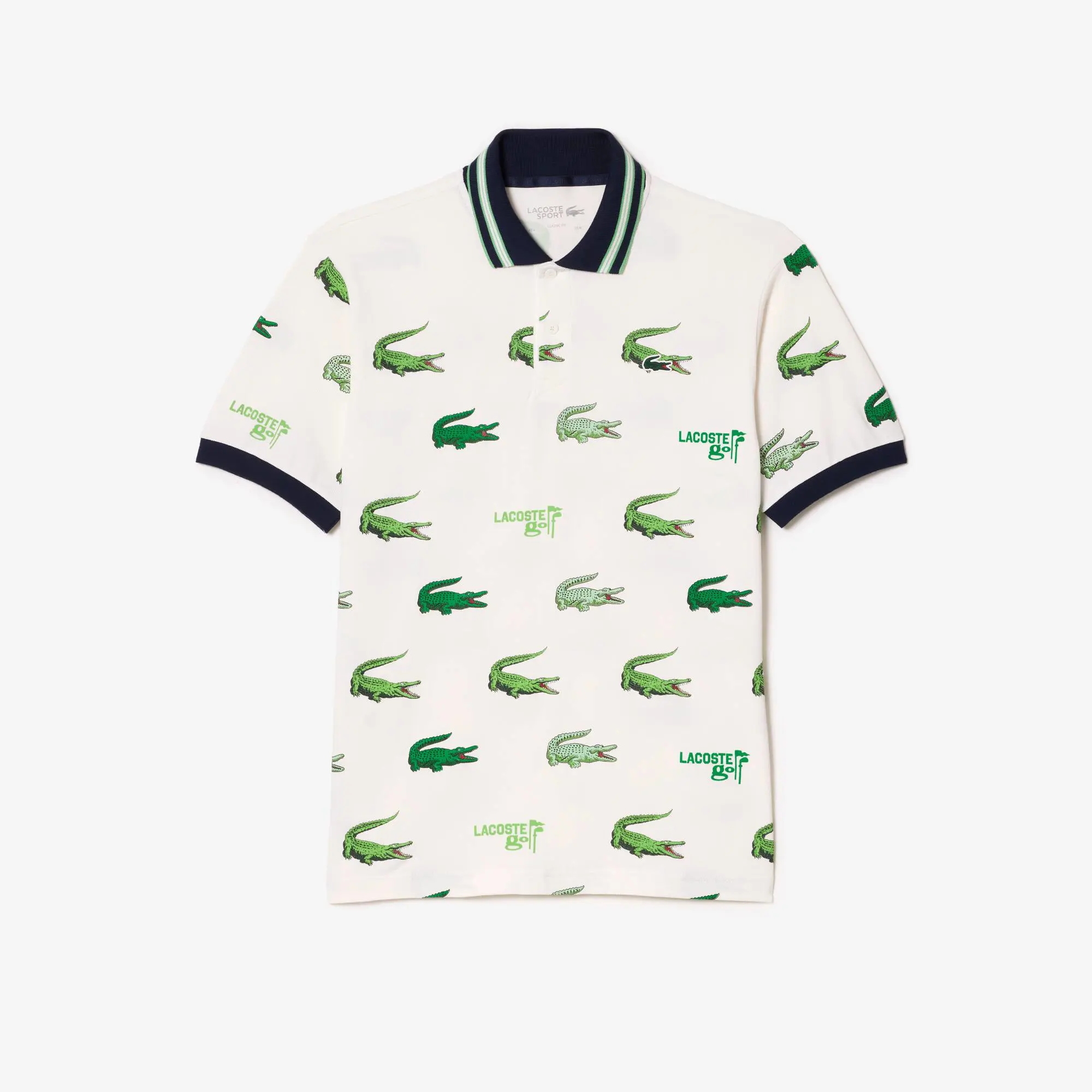 Lacoste Men’s Lacoste Golf Crocodile Print Polo Shirt. 2