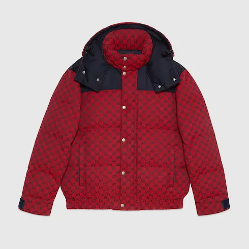 Gucci GG canvas down jacket. 1