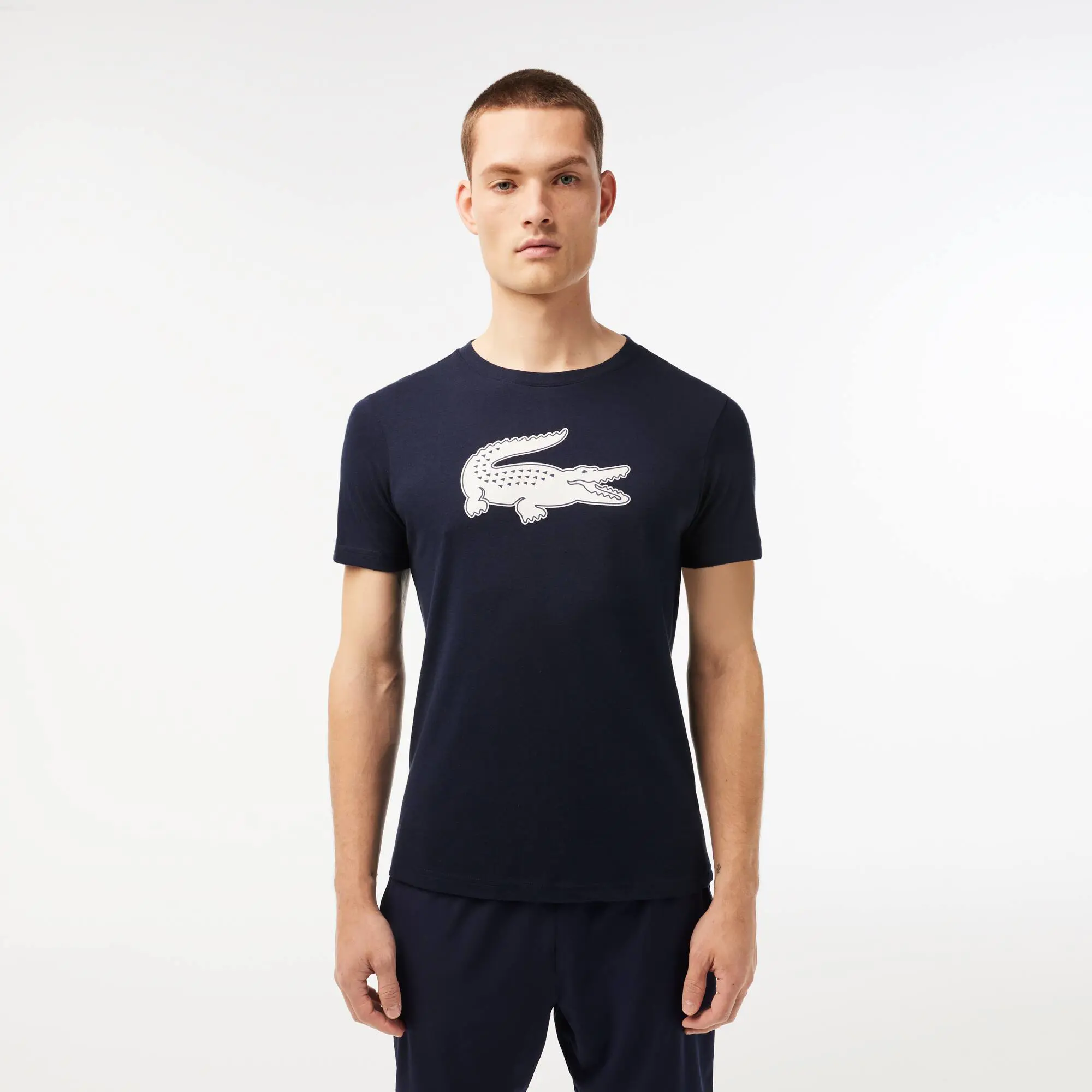 Lacoste Men's Lacoste SPORT 3D Print Crocodile Breathable Jersey T-shirt. 1