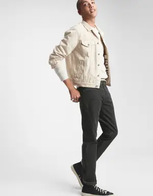 Corduroy Skinny Jeans with GapFlex gray