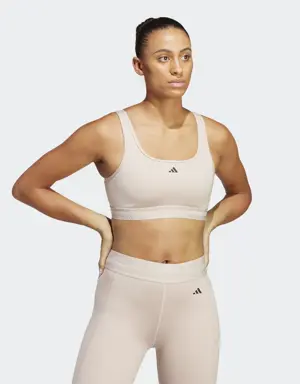 Adidas Brassière Aeroreact Training Techfit Maintien léger. 2