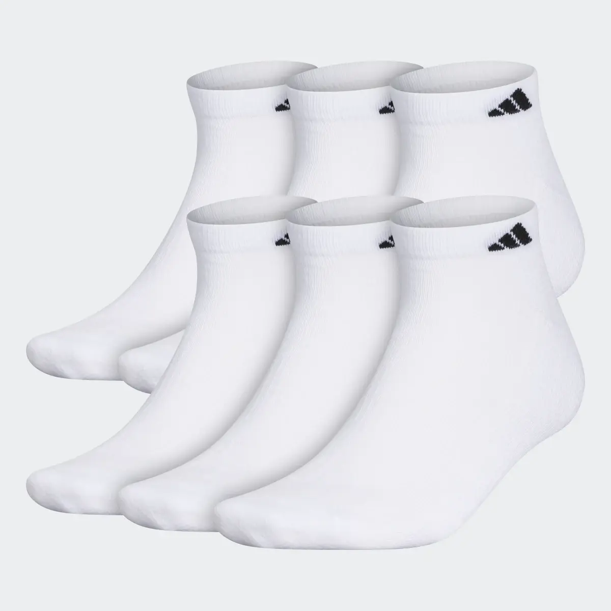 Adidas Athletic Cushioned Low-Cut Socks 6 Pairs XL. 2