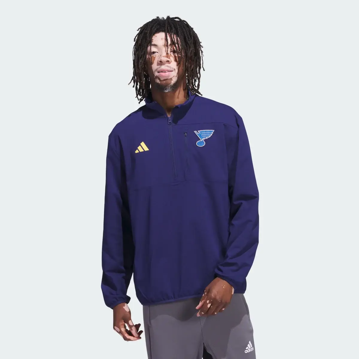 Adidas Blues Fleece Top. 2