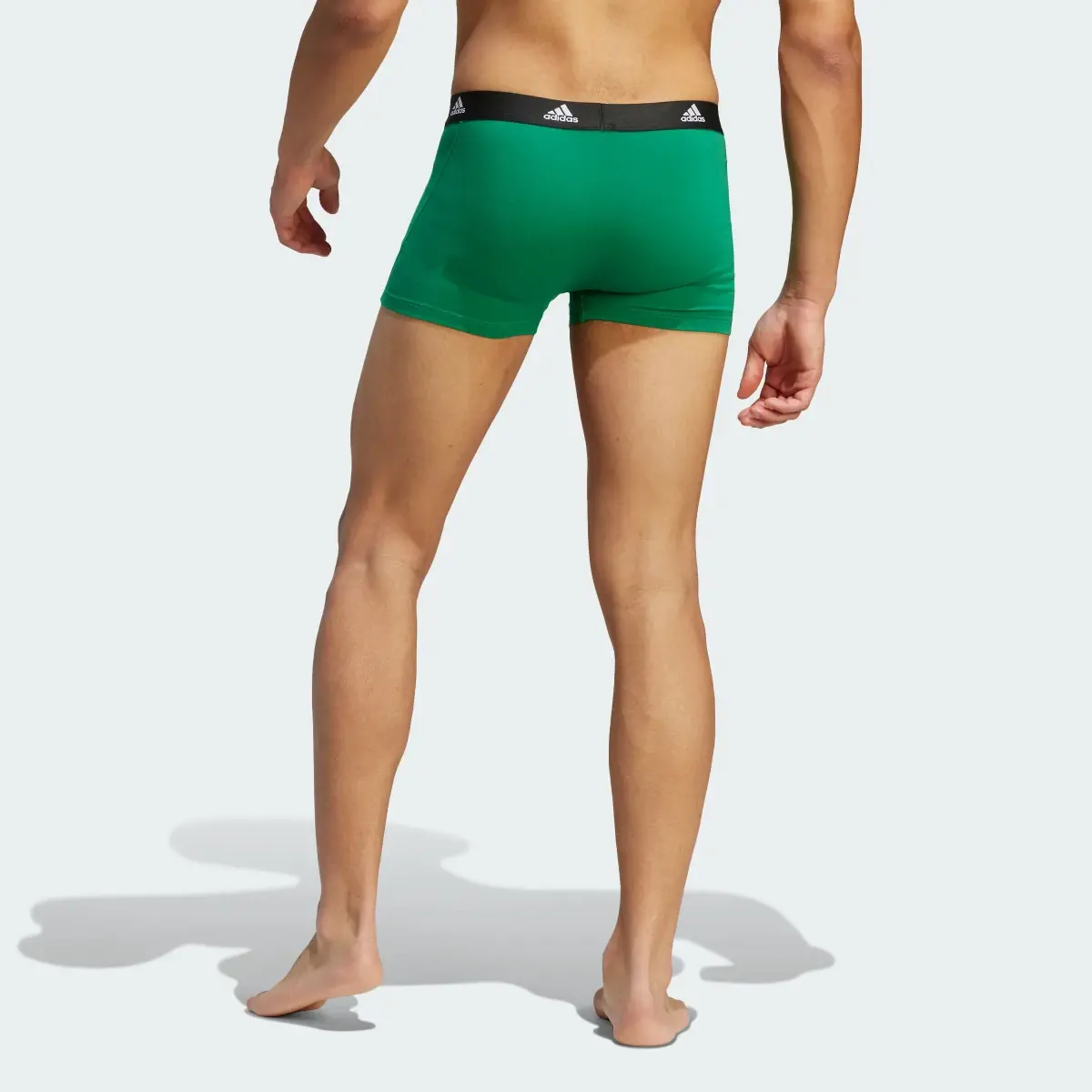 Adidas Active Flex Cotton Trunk Underwear (3 Pack). 2