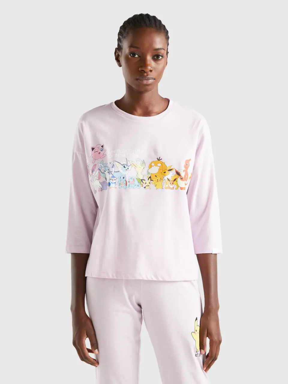 Benetton pokémon top in long fiber cotton. 1