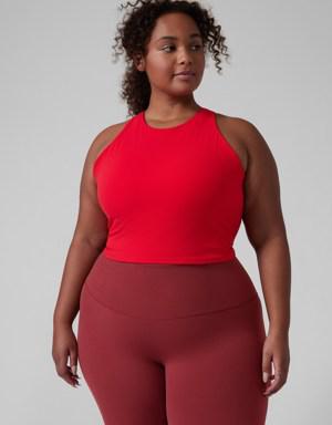 Athleta Conscious Crop Bra D&#45DD red