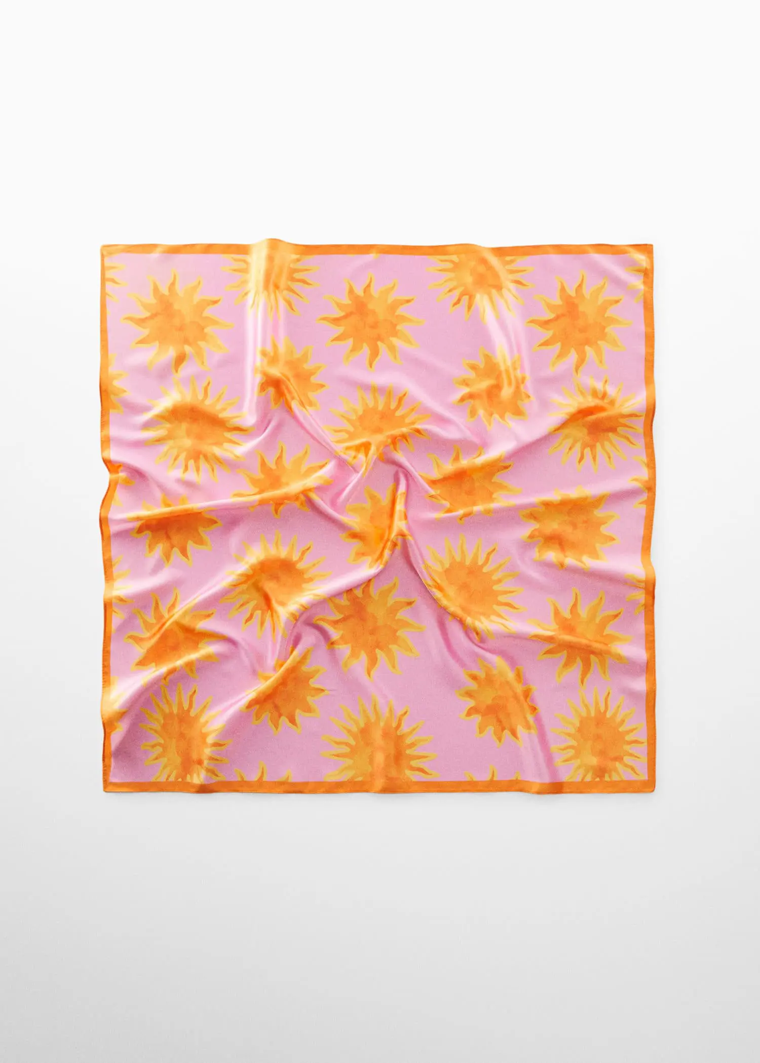 Mango Bicolor printed scarf. 1