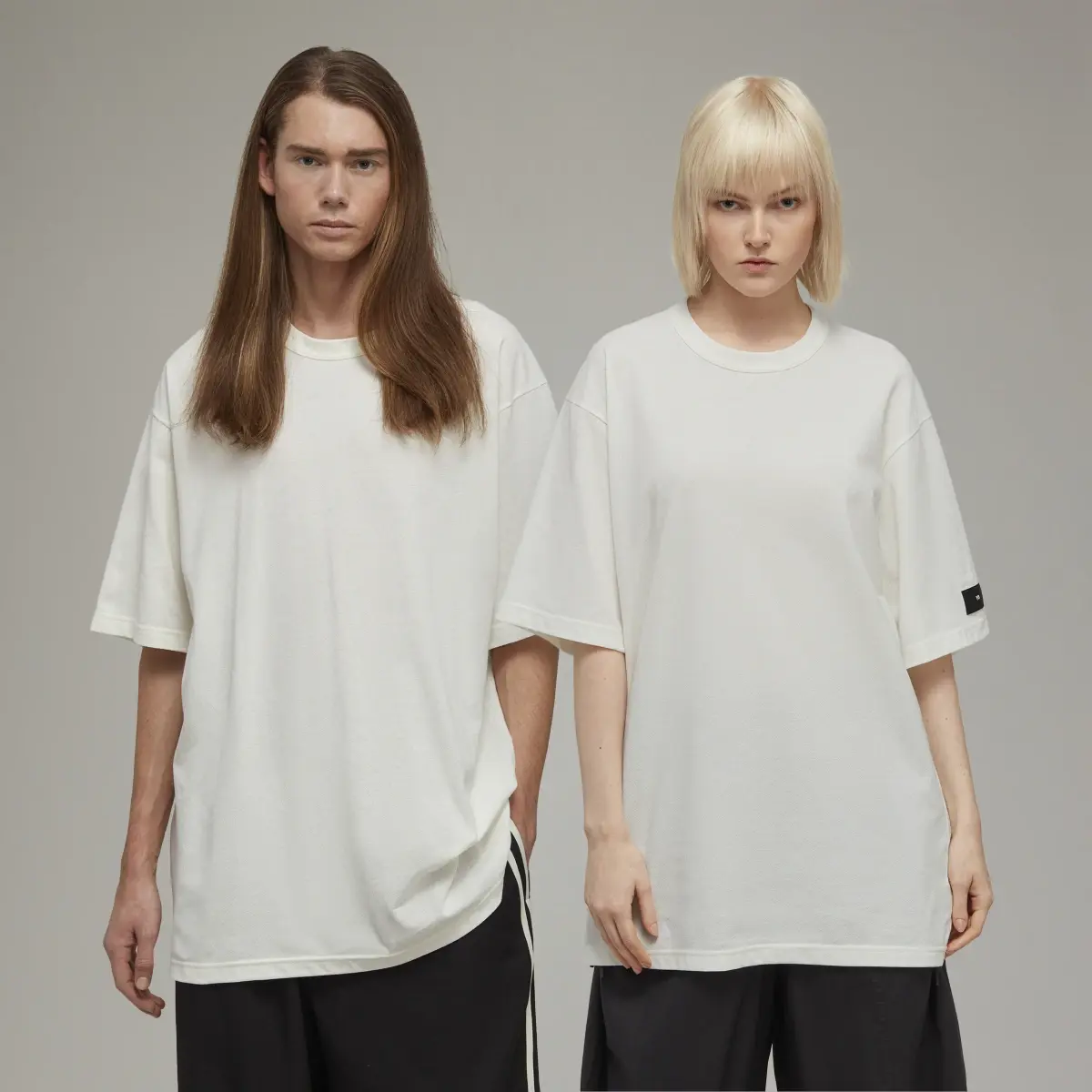 Adidas Y-3 Crepe Jersey T-Shirt. 1