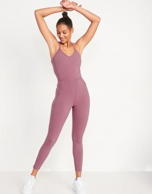 Old Navy PowerChill 7/8-Length Cami Jumpsuit for Women pink