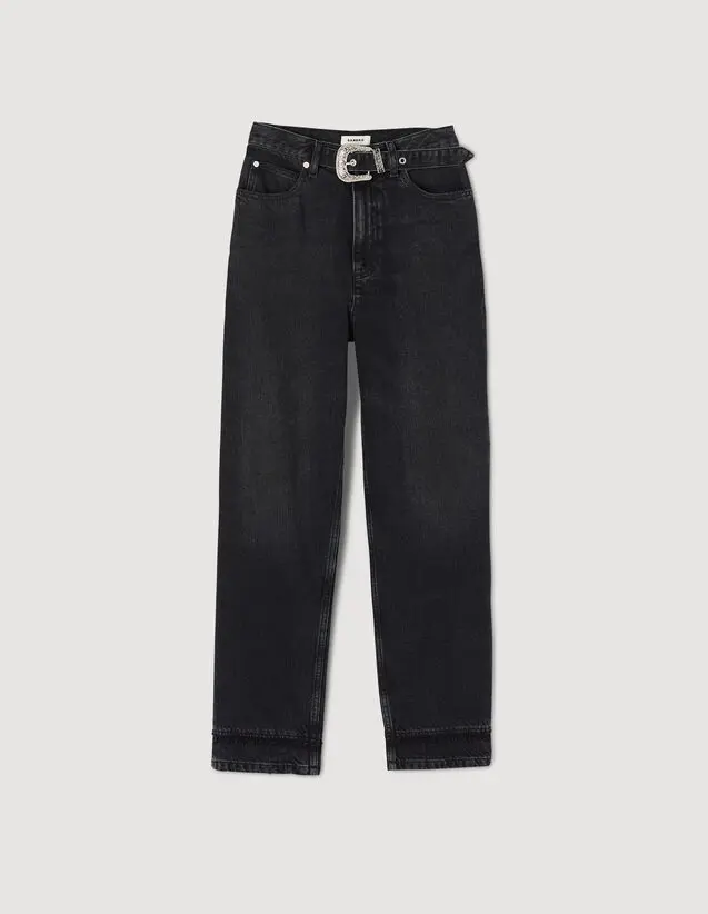 Sandro Jeans with western belt. 2