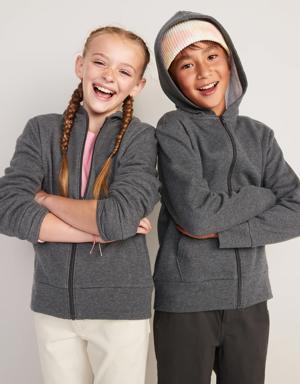 Old Navy Gender-Neutral Zip Hoodie for Kids gray