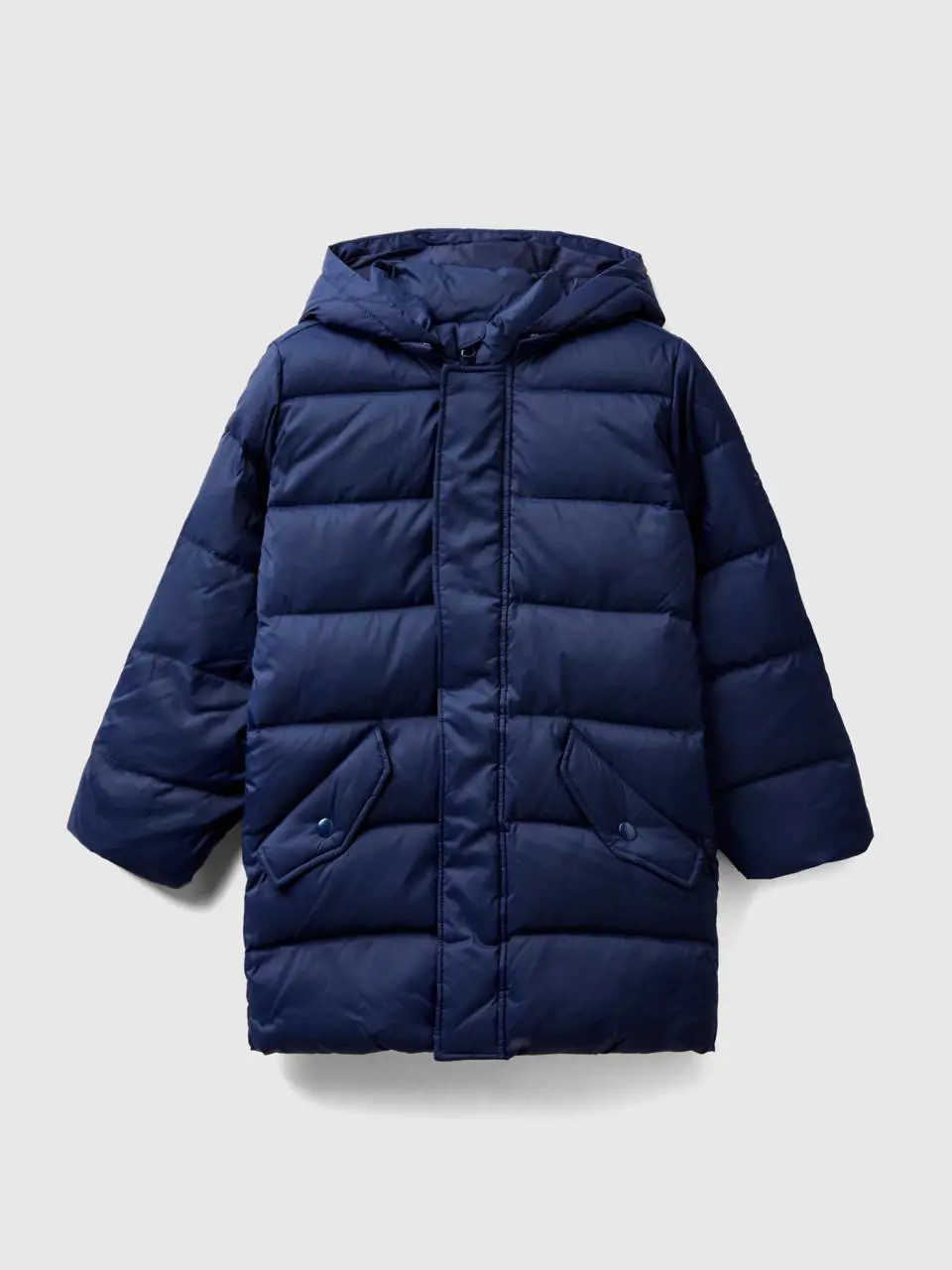 Benetton padded jacket with removable hood. 1