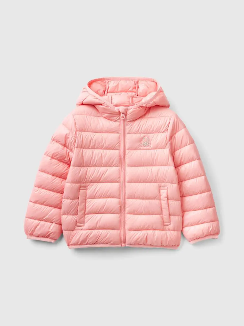 Benetton padded jacket with hood. 1