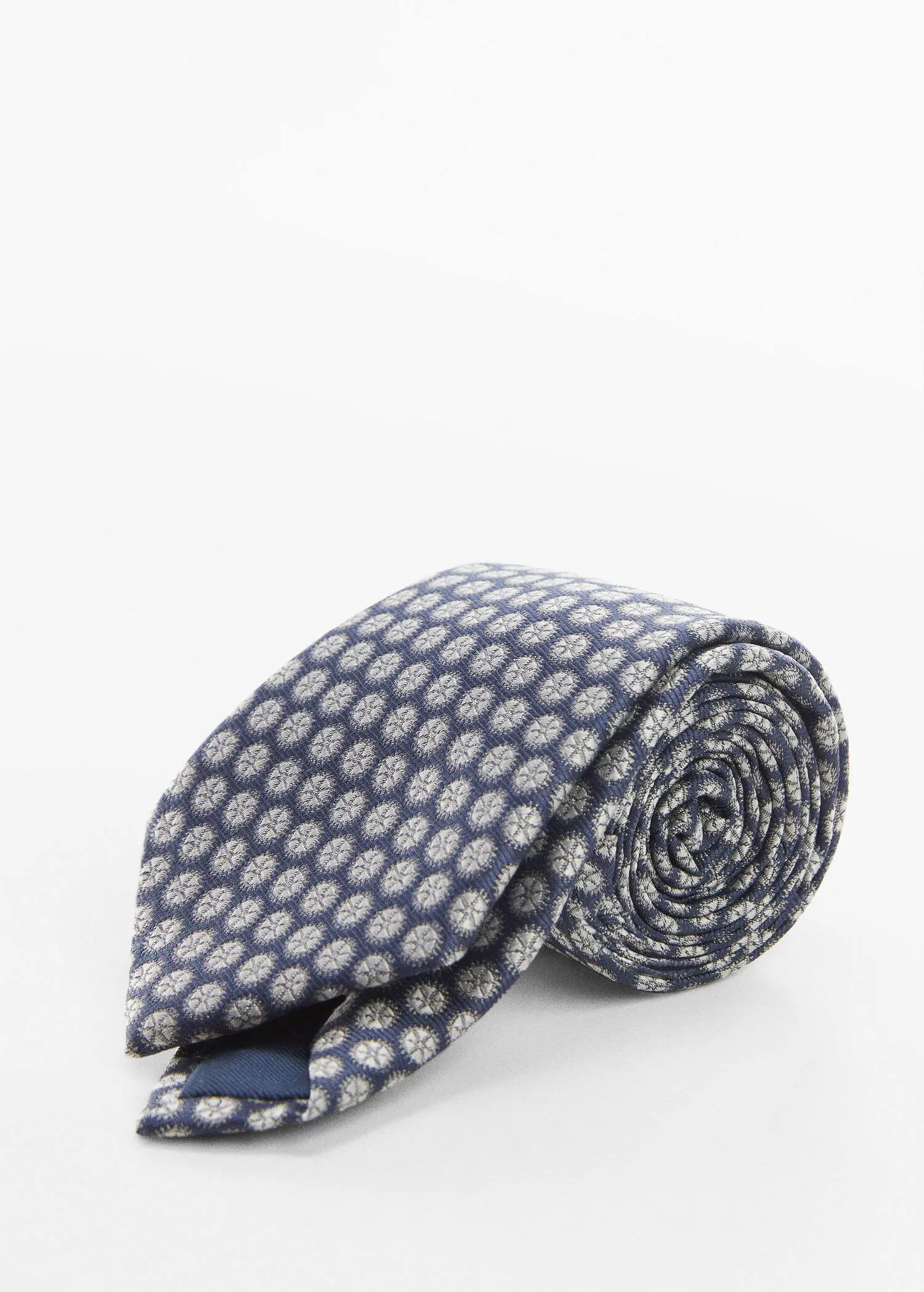 Mango Krawatte mit geometrischem Muster. 2