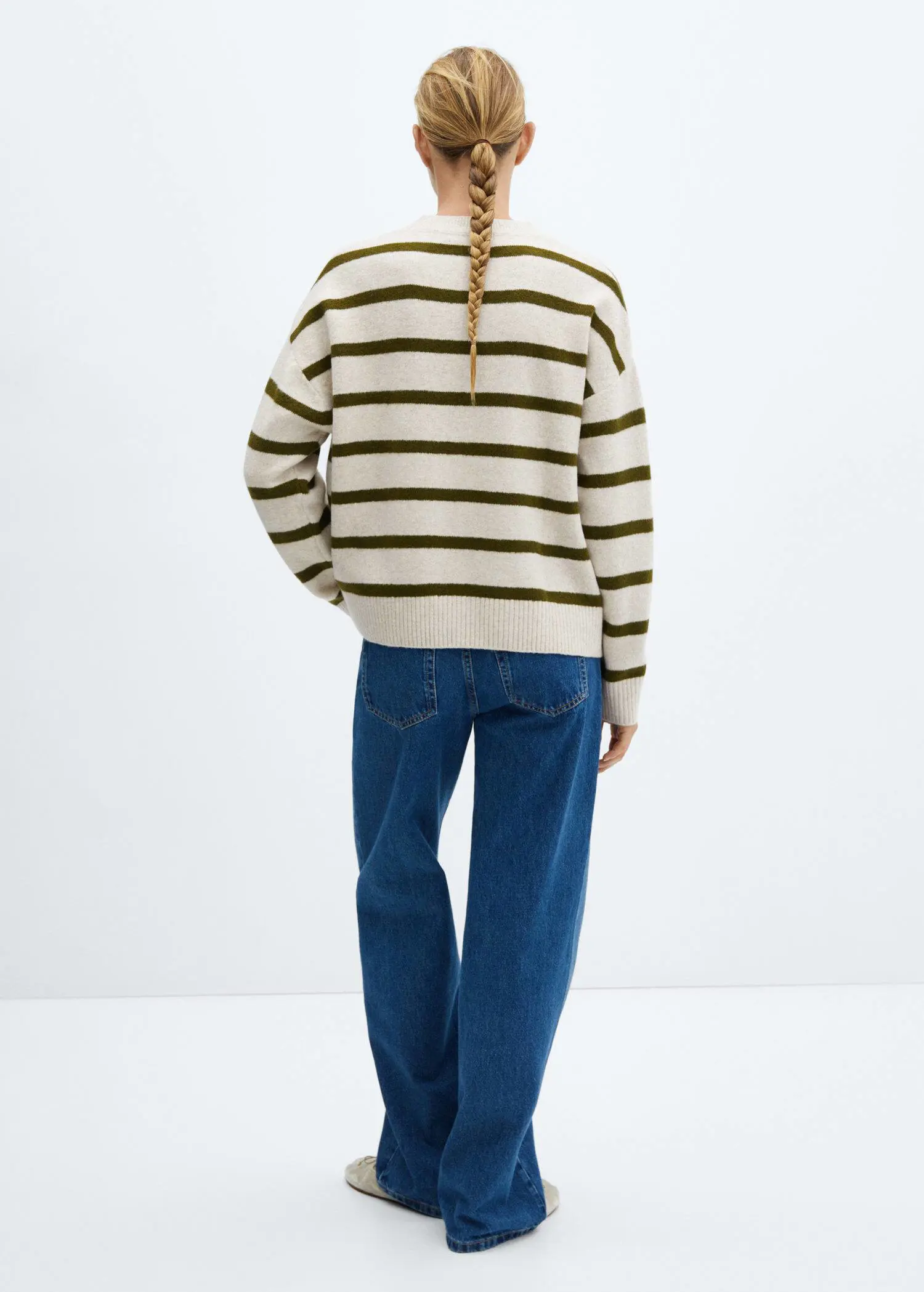 Mango Round-neck striped sweater. 3
