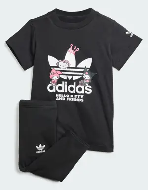 Adidas Conjunto de Vestido Playera y Mallas adidas Originals x Hello Kitty