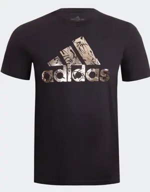 Adidas Playera Graphic Badge of Sport Foil