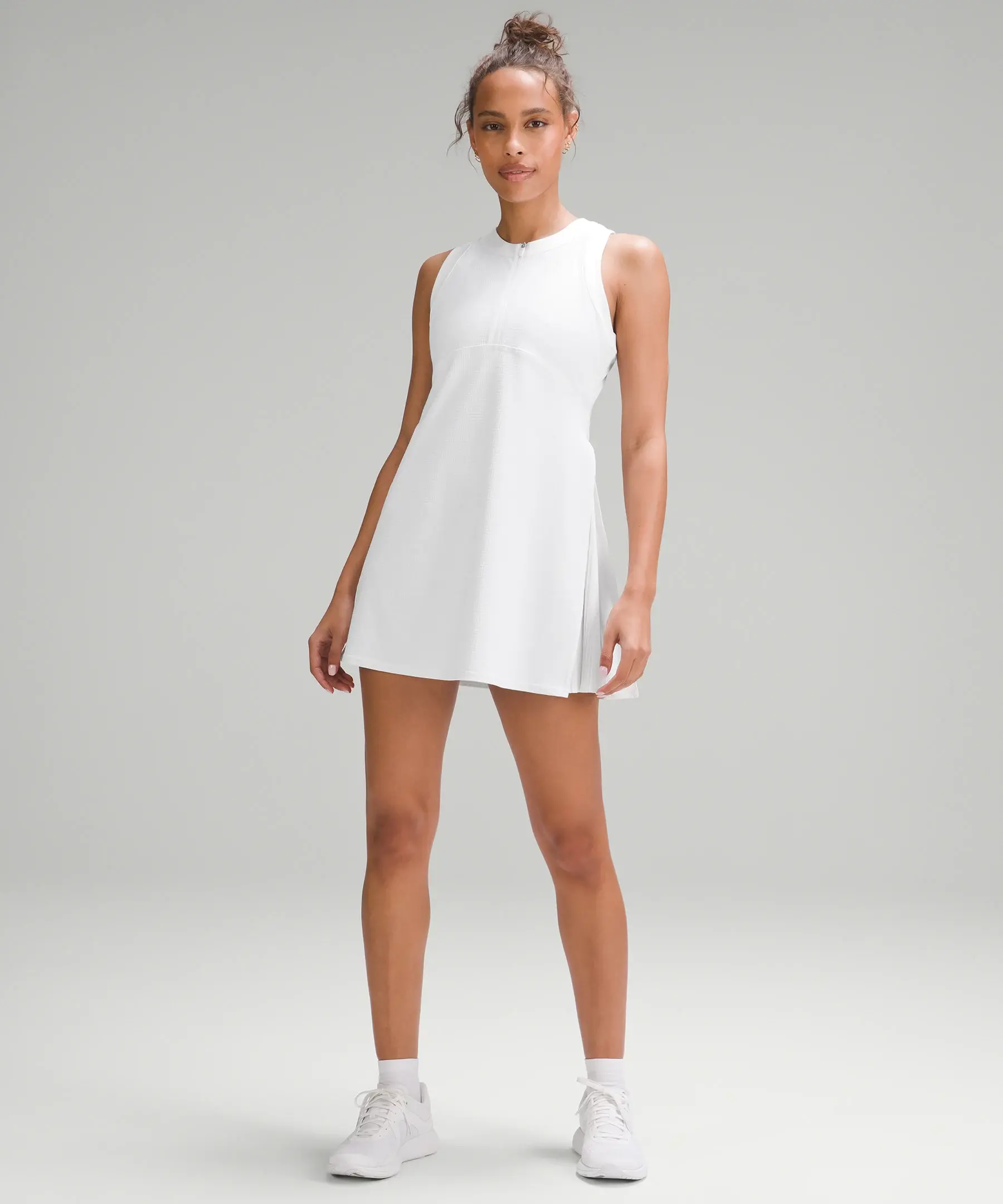 Lululemon Grid-Texture Sleeveless Tennis Dress. 1