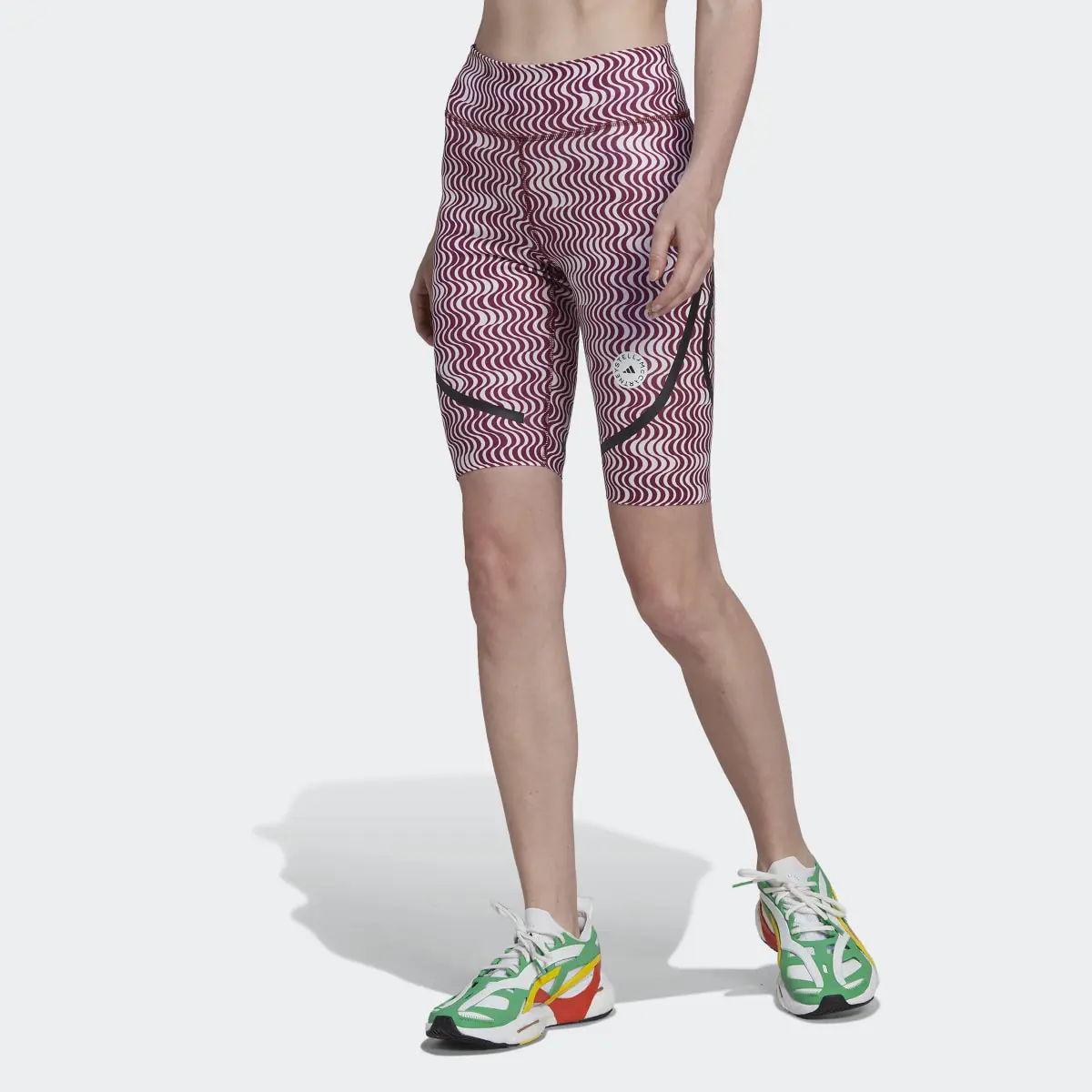 Adidas by Stella McCartney TruePurpose Printed Cycling Leggings. 1