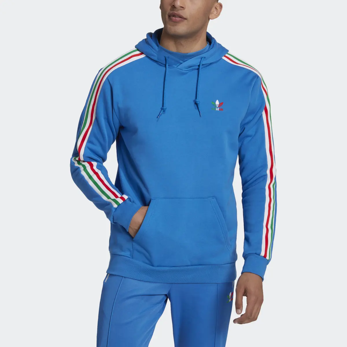 Adidas Camisola com Capuz 3-Stripes. 1