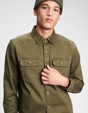 Chamois Shirt Jacket green